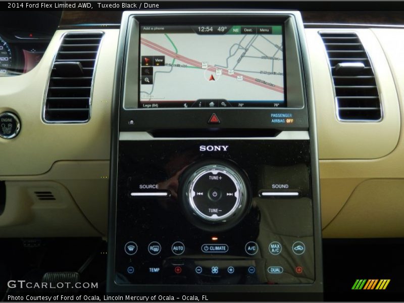 Tuxedo Black / Dune 2014 Ford Flex Limited AWD