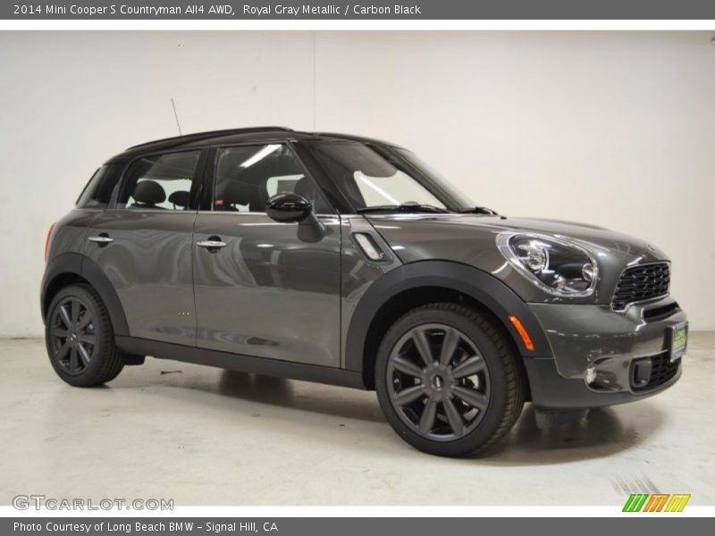 Royal Gray Metallic / Carbon Black 2014 Mini Cooper S Countryman All4 AWD