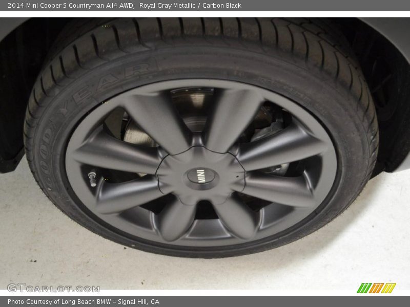 Royal Gray Metallic / Carbon Black 2014 Mini Cooper S Countryman All4 AWD