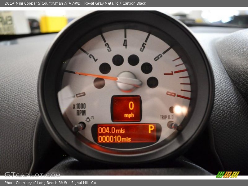 Royal Gray Metallic / Carbon Black 2014 Mini Cooper S Countryman All4 AWD