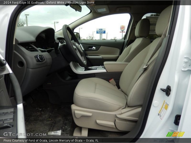 Front Seat of 2014 Edge SE EcoBoost