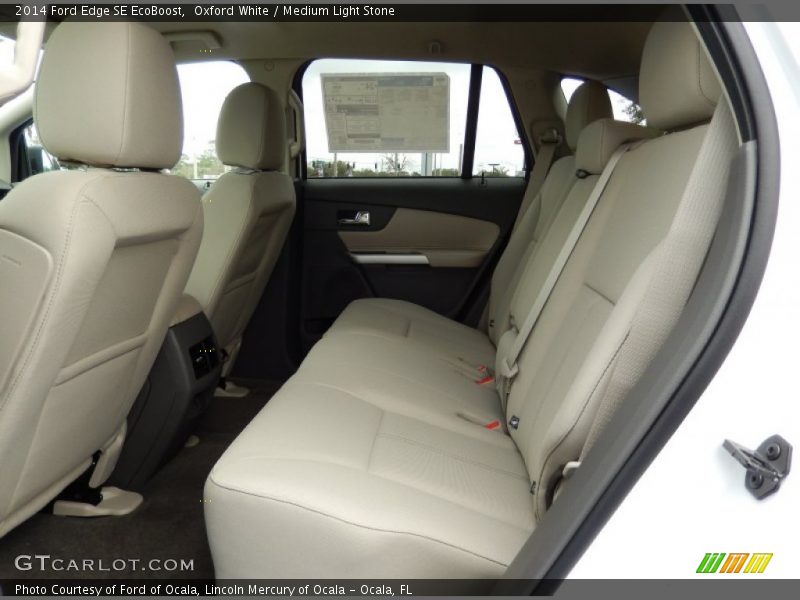 Rear Seat of 2014 Edge SE EcoBoost