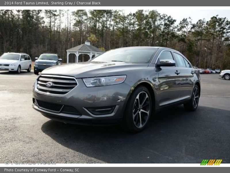 Sterling Gray / Charcoal Black 2014 Ford Taurus Limited