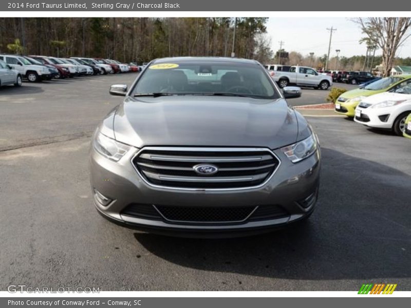 Sterling Gray / Charcoal Black 2014 Ford Taurus Limited
