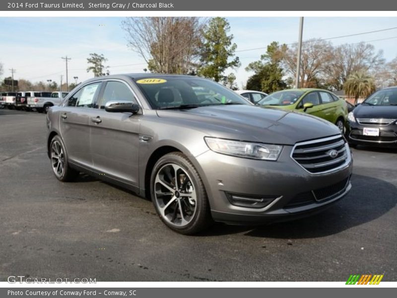 Sterling Gray / Charcoal Black 2014 Ford Taurus Limited