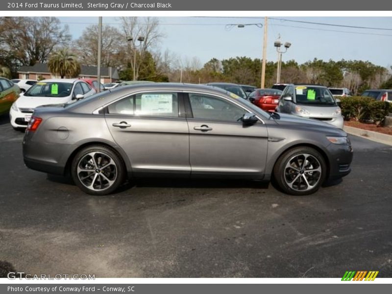 Sterling Gray / Charcoal Black 2014 Ford Taurus Limited