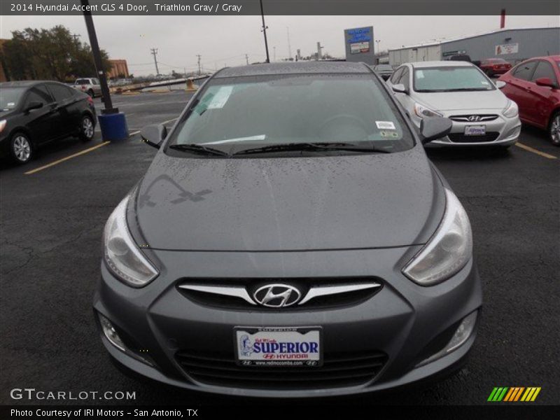 Triathlon Gray / Gray 2014 Hyundai Accent GLS 4 Door