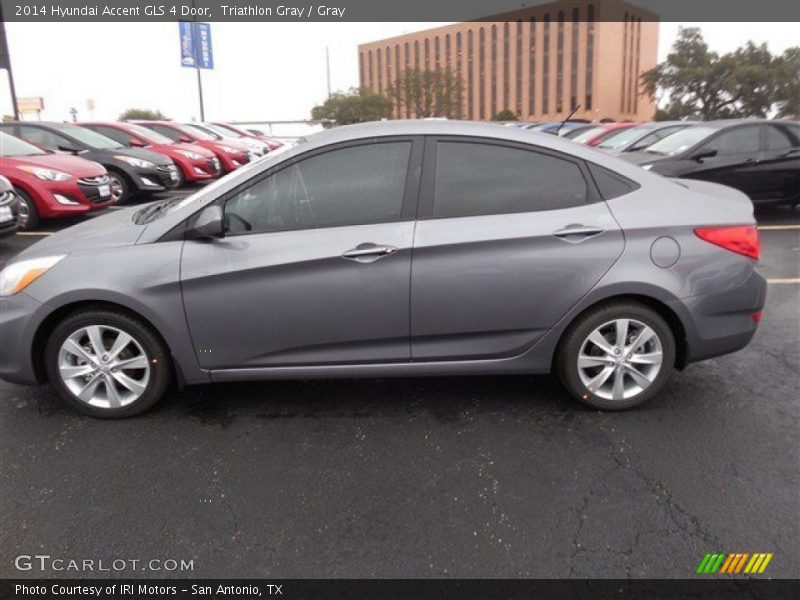 Triathlon Gray / Gray 2014 Hyundai Accent GLS 4 Door
