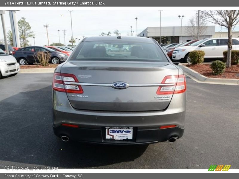 Sterling Gray / Charcoal Black 2014 Ford Taurus Limited