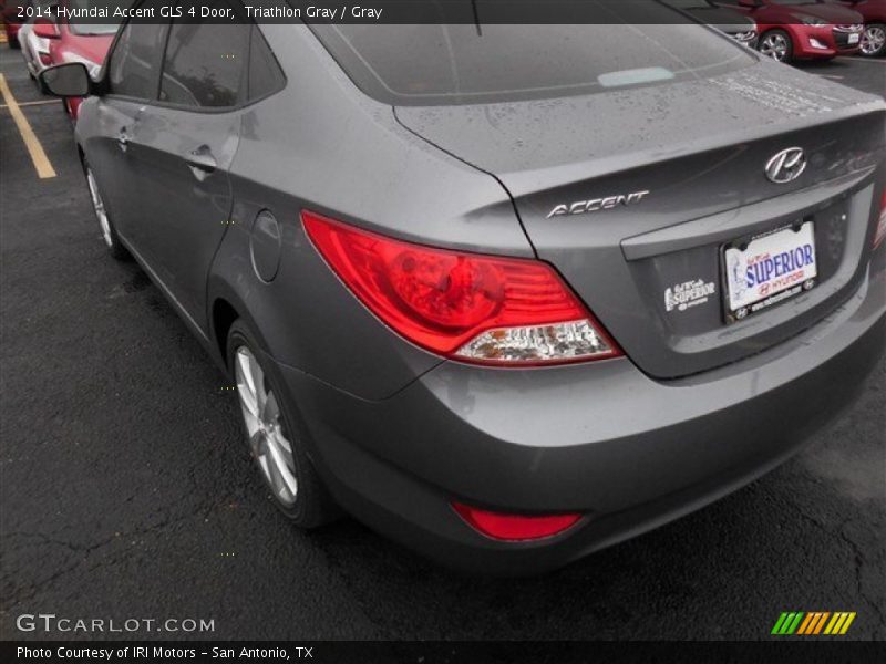 Triathlon Gray / Gray 2014 Hyundai Accent GLS 4 Door