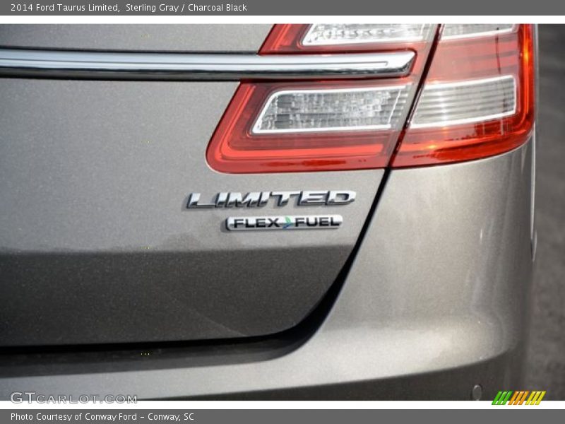 Sterling Gray / Charcoal Black 2014 Ford Taurus Limited