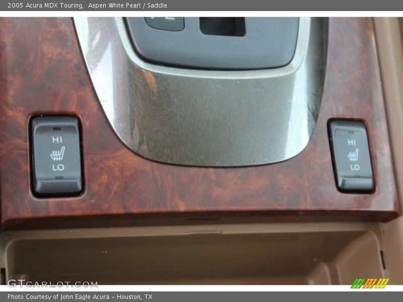 Aspen White Pearl / Saddle 2005 Acura MDX Touring