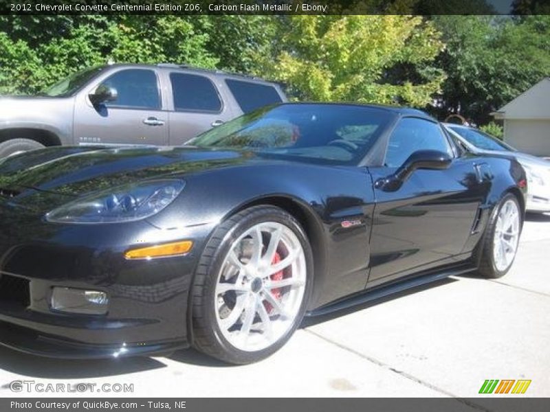 Carbon Flash Metallic / Ebony 2012 Chevrolet Corvette Centennial Edition Z06