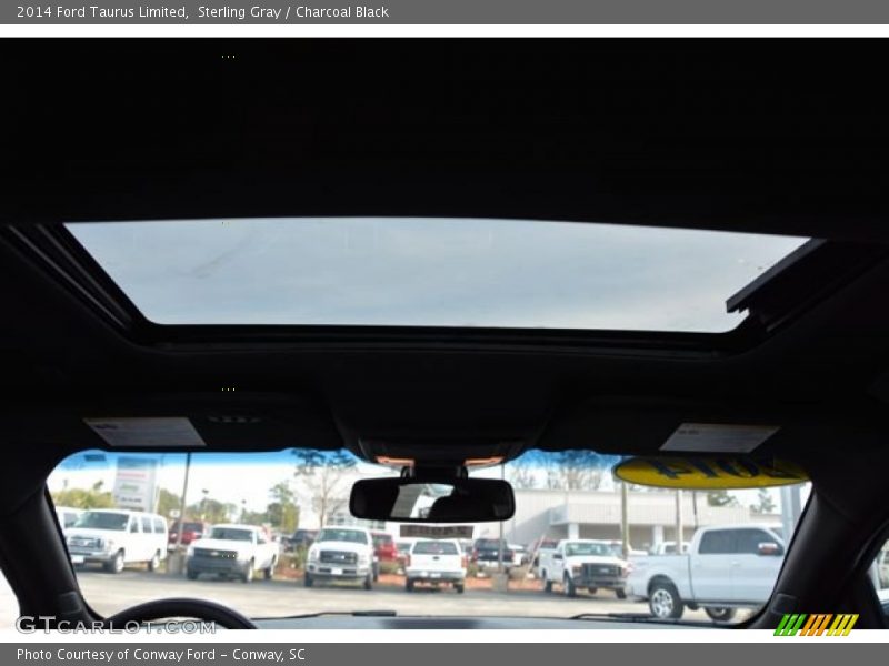 Sterling Gray / Charcoal Black 2014 Ford Taurus Limited