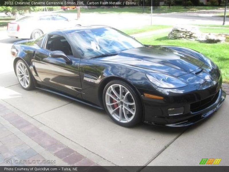 Carbon Flash Metallic / Ebony 2012 Chevrolet Corvette Centennial Edition Z06