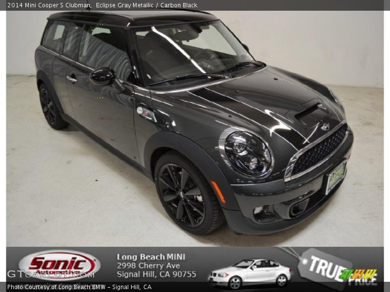 Eclipse Gray Metallic / Carbon Black 2014 Mini Cooper S Clubman