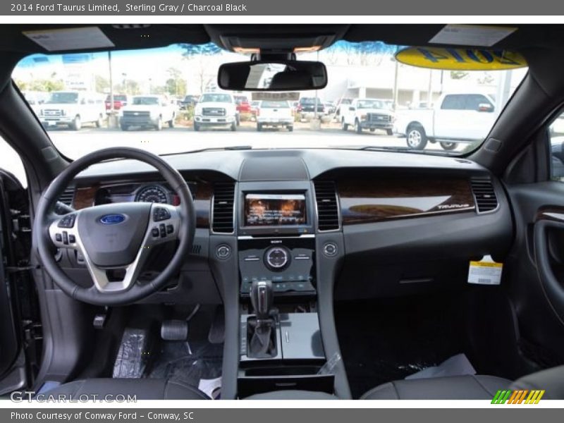 Sterling Gray / Charcoal Black 2014 Ford Taurus Limited