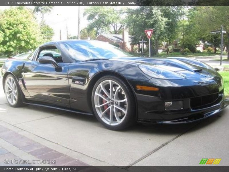 Carbon Flash Metallic / Ebony 2012 Chevrolet Corvette Centennial Edition Z06