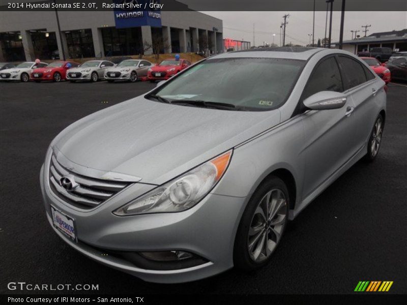 Radiant Silver / Gray 2014 Hyundai Sonata SE 2.0T