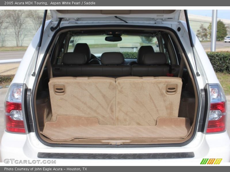 Aspen White Pearl / Saddle 2005 Acura MDX Touring
