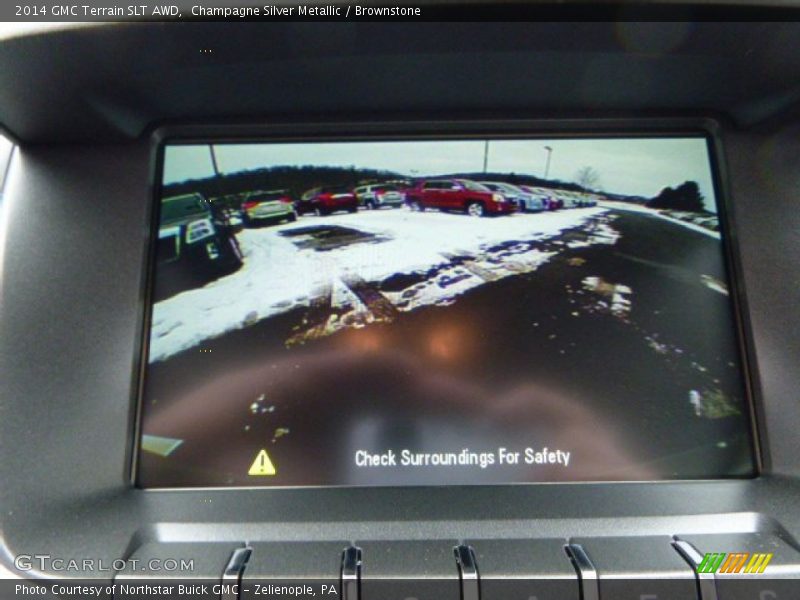 Champagne Silver Metallic / Brownstone 2014 GMC Terrain SLT AWD