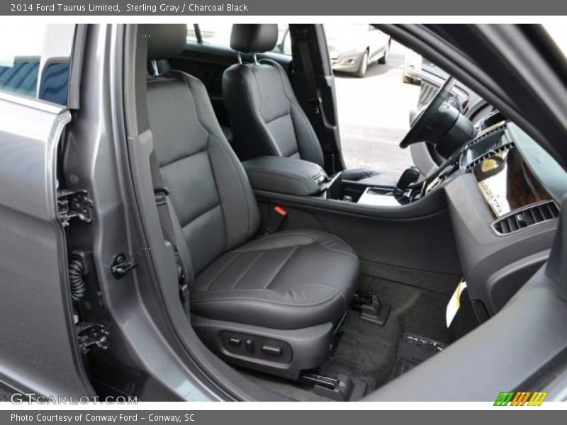 Sterling Gray / Charcoal Black 2014 Ford Taurus Limited