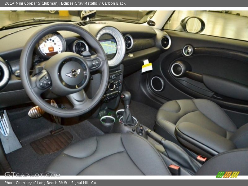 Carbon Black Interior - 2014 Cooper S Clubman 