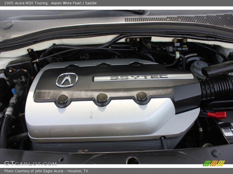 Aspen White Pearl / Saddle 2005 Acura MDX Touring