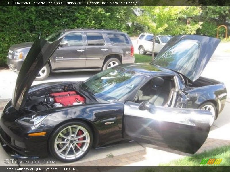 Carbon Flash Metallic / Ebony 2012 Chevrolet Corvette Centennial Edition Z06