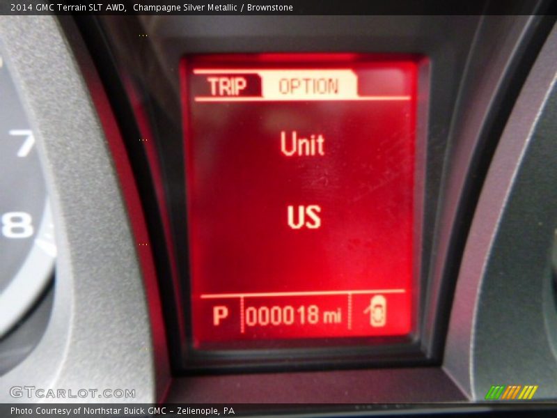 Champagne Silver Metallic / Brownstone 2014 GMC Terrain SLT AWD