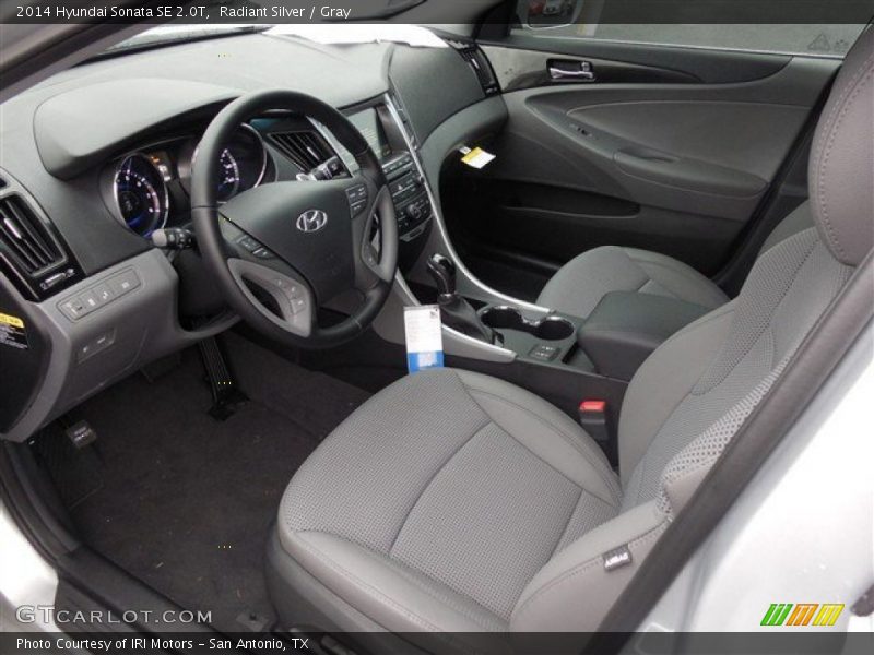 Radiant Silver / Gray 2014 Hyundai Sonata SE 2.0T