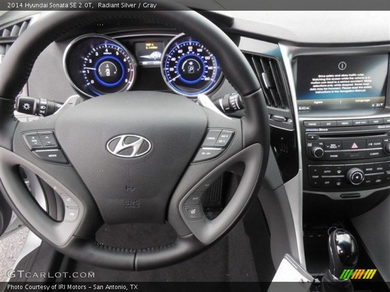 Radiant Silver / Gray 2014 Hyundai Sonata SE 2.0T