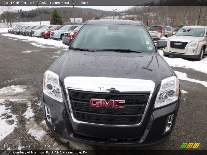 Iridium Metallic / Jet Black 2014 GMC Terrain SLT AWD