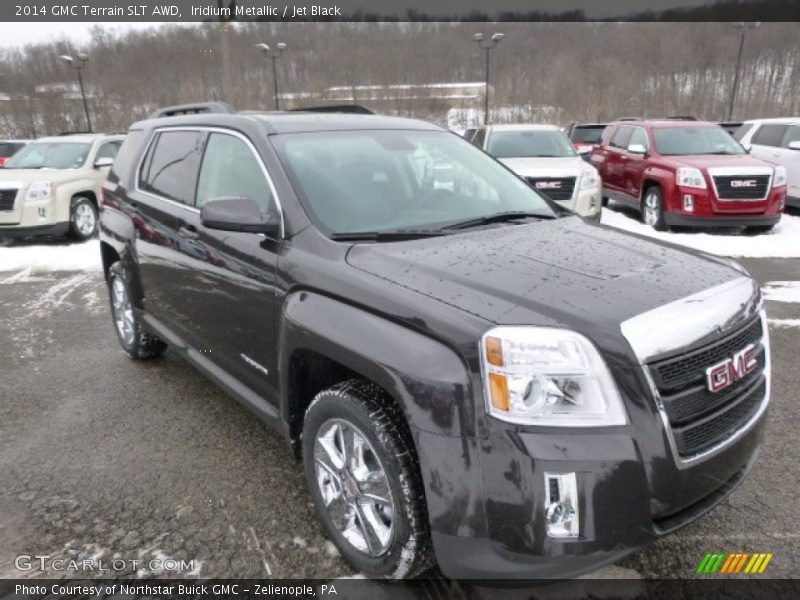 Iridium Metallic / Jet Black 2014 GMC Terrain SLT AWD