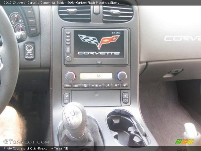 Controls of 2012 Corvette Centennial Edition Z06