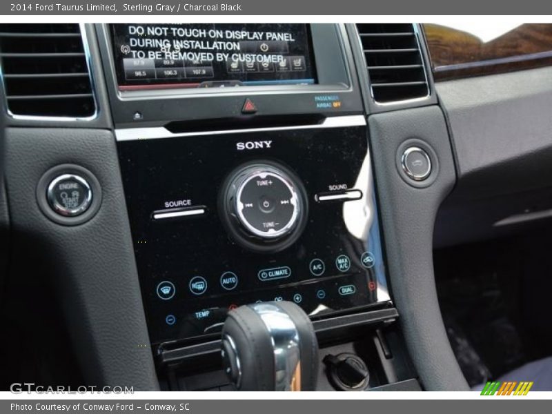 Sterling Gray / Charcoal Black 2014 Ford Taurus Limited