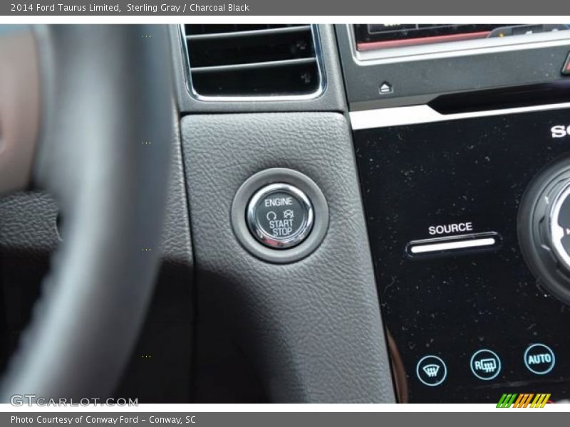 Sterling Gray / Charcoal Black 2014 Ford Taurus Limited