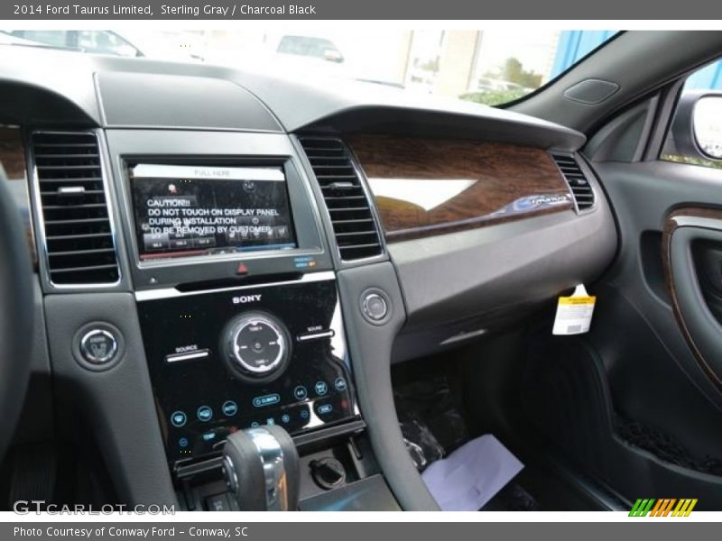 Sterling Gray / Charcoal Black 2014 Ford Taurus Limited