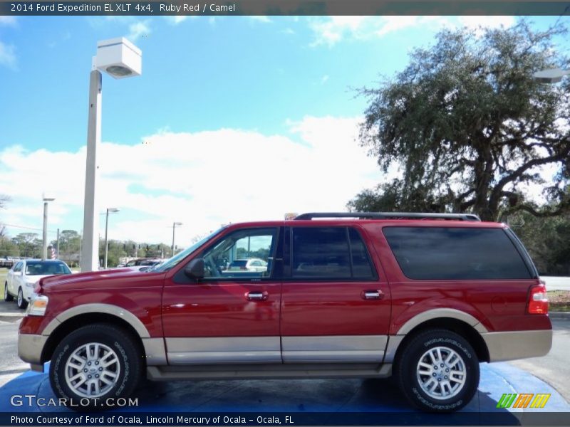 Ruby Red / Camel 2014 Ford Expedition EL XLT 4x4