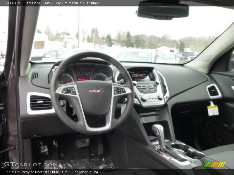 Iridium Metallic / Jet Black 2014 GMC Terrain SLT AWD