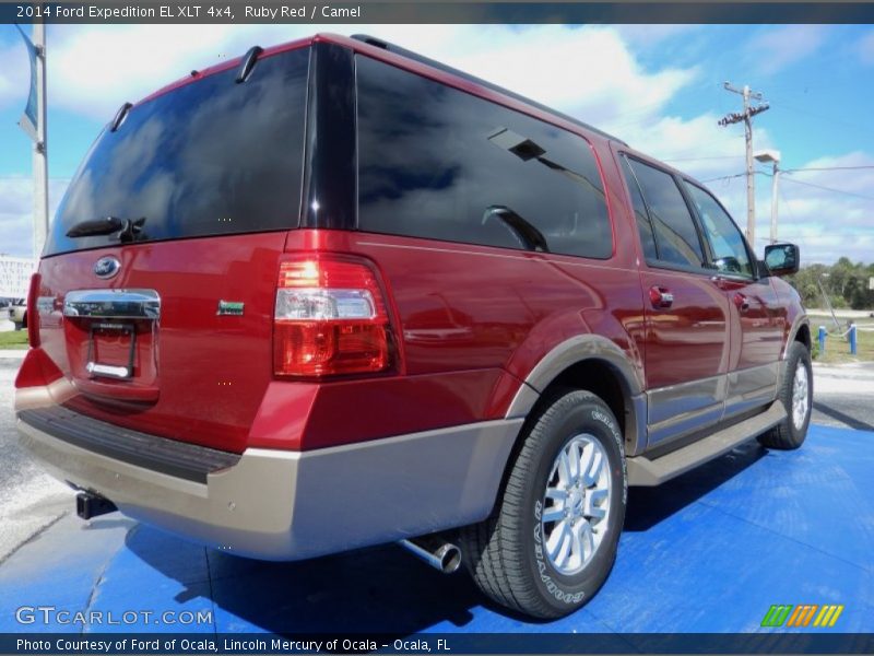 Ruby Red / Camel 2014 Ford Expedition EL XLT 4x4