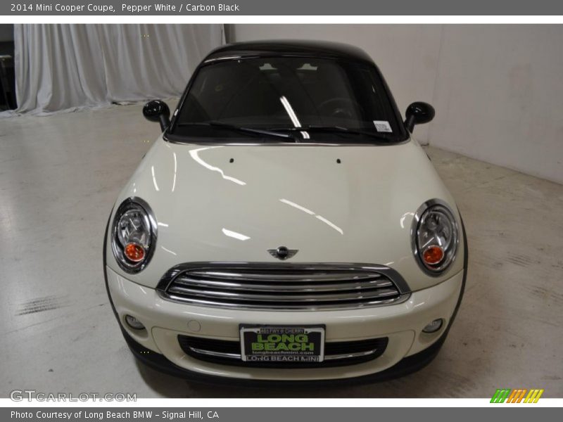 Pepper White / Carbon Black 2014 Mini Cooper Coupe