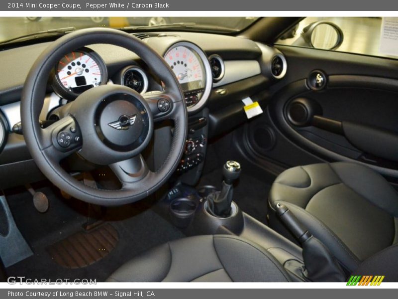 Carbon Black Interior - 2014 Cooper Coupe 