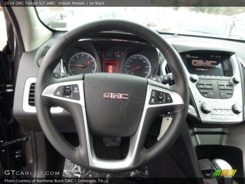 Iridium Metallic / Jet Black 2014 GMC Terrain SLT AWD