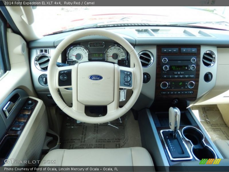 Ruby Red / Camel 2014 Ford Expedition EL XLT 4x4
