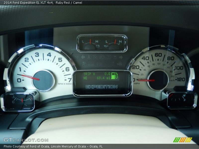 Ruby Red / Camel 2014 Ford Expedition EL XLT 4x4