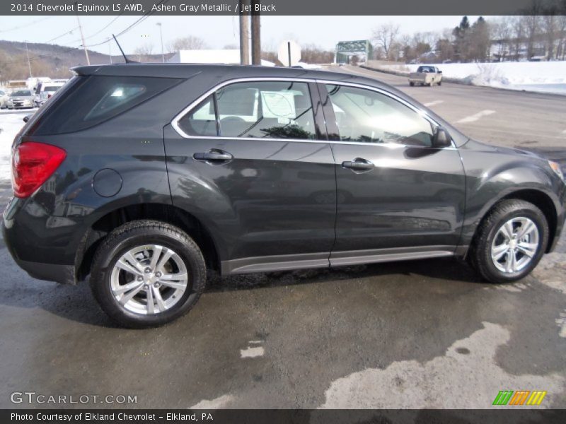 Ashen Gray Metallic / Jet Black 2014 Chevrolet Equinox LS AWD