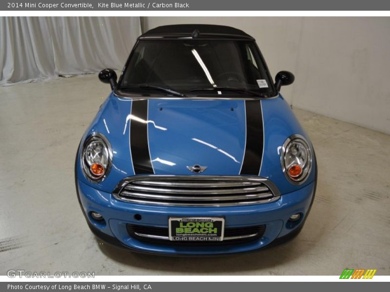 Kite Blue Metallic / Carbon Black 2014 Mini Cooper Convertible