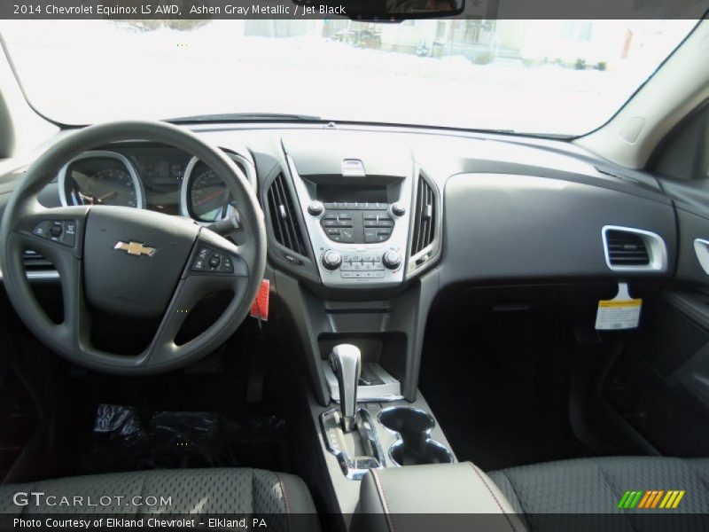 Ashen Gray Metallic / Jet Black 2014 Chevrolet Equinox LS AWD