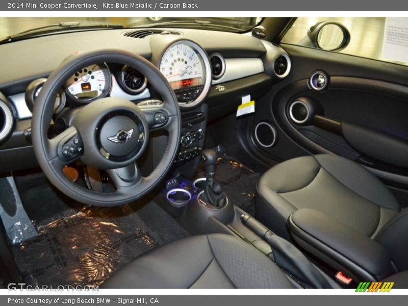 Kite Blue Metallic / Carbon Black 2014 Mini Cooper Convertible